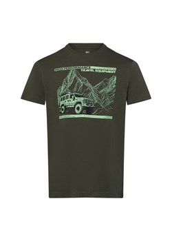 Nils Sundström Koszulka męska Mężczyźni Bawełna oliwkowy nadruk ze sklepu vangraaf w kategorii T-shirty męskie - zdjęcie 183709408