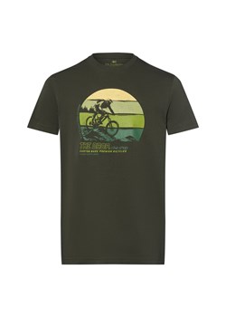 Nils Sundström Koszulka męska Mężczyźni Bawełna oliwkowy nadruk ze sklepu vangraaf w kategorii T-shirty męskie - zdjęcie 183709409