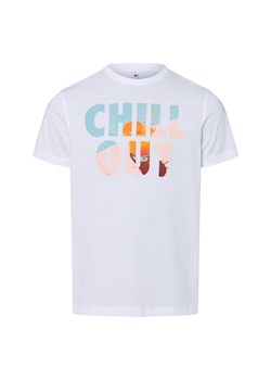 Nils Sundström Koszulka męska Mężczyźni Bawełna biały nadruk ze sklepu vangraaf w kategorii T-shirty męskie - zdjęcie 183709416