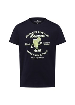 Nils Sundström Koszulka męska Mężczyźni Bawełna granatowy nadruk ze sklepu vangraaf w kategorii T-shirty męskie - zdjęcie 183709417