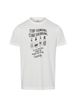 Nils Sundström Koszulka męska Mężczyźni Bawełna biały nadruk ze sklepu vangraaf w kategorii T-shirty męskie - zdjęcie 183709419