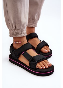 Sandały Damskie Platforma Czarne Lee Cooper LCW-24-05-2751 Czarne ze sklepu ZAZOO w kategorii Sandały damskie - zdjęcie 183709479