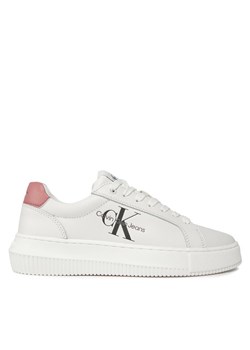 Sneakersy Calvin Klein Jeans YW0YW00823 Biały ze sklepu eobuwie.pl w kategorii Buty sportowe damskie - zdjęcie 183710019