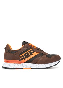 Sneakersy REPLAY GMS68 .000.C0096T Brązowy ze sklepu eobuwie.pl w kategorii Buty sportowe męskie - zdjęcie 183710117