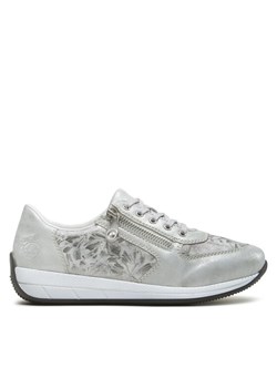 Sneakersy Rieker N1112-80 Szary ze sklepu eobuwie.pl w kategorii Buty sportowe damskie - zdjęcie 183710208