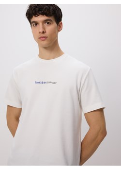Reserved - T-shirt comfort z nadrukiem - złamana biel ze sklepu Reserved w kategorii T-shirty męskie - zdjęcie 183720645
