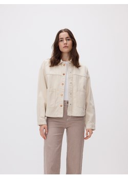 Reserved - Jeansy culotte w paski - beżowy ze sklepu Reserved w kategorii Jeansy damskie - zdjęcie 183720768