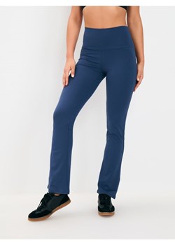 Sinsay - Legginsy flare GYM HARD - granatowy ze sklepu Sinsay w kategorii Spodnie damskie - zdjęcie 183720968