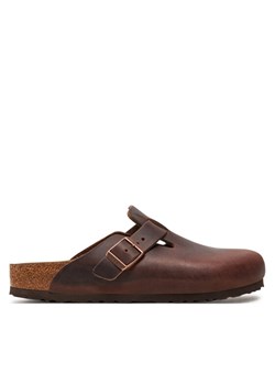 Klapki Birkenstock Boston SFB 159713 Brązowy ze sklepu eobuwie.pl w kategorii Klapki damskie - zdjęcie 183723935