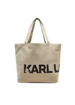 Torebka KARL LAGERFELD A1W50060 Beżowy ze sklepu eobuwie.pl w kategorii Torby Shopper bag - zdjęcie 183723946