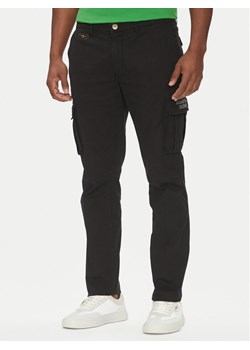 Aeronautica Militare Spodnie materiałowe 251PA1329CT2443 Czarny Regular Fit ze sklepu MODIVO w kategorii Spodnie męskie - zdjęcie 183724897