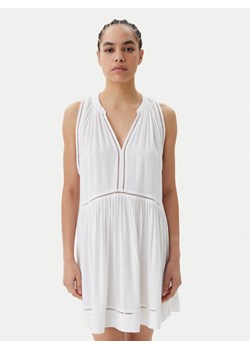 Seafolly Sukienka letnia Beach Basics 52931-DR Biały Regular Fit ze sklepu MODIVO w kategorii Odzież plażowa - zdjęcie 183725309