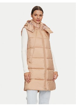 Guess Bezrękawnik Eleonora W4YL09 WGAE2 Beżowy Regular Fit - id: 0000303938550 - marki Guess - 183725486 Guess Bezrękawnik Eleonora W4YL09 WGAE2 Beżowy Regular Fit ze sklepu MODIVO w kategorii Kamizelki damskie - zdjęcie 183725486