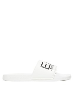 EA7 Emporio Armani Klapki 7X000108 AF15118 U0001 Biały ze sklepu MODIVO w kategorii Klapki męskie - zdjęcie 183725689