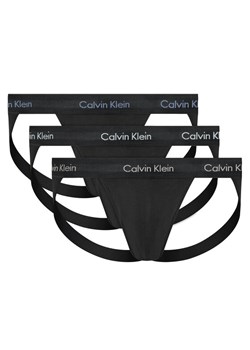 Calvin Klein Underwear Komplet 3 par slipów Jock Strap 000NB3363A Czarny ze sklepu MODIVO w kategorii Majtki męskie - zdjęcie 183725799
