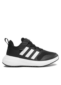 adidas Sneakersy Fortarun 2.0 Cloudfoam Sport Running Elastic Lace Top Strap Shoes IG5387 Czarny ze sklepu MODIVO w kategorii Buty sportowe dziecięce - zdjęcie 183726188