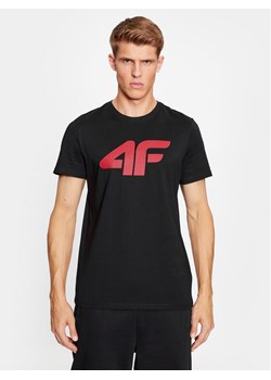 4F T-Shirt 4FAW23TTSHM0877 Czarny Regular Fit ze sklepu MODIVO w kategorii T-shirty męskie - zdjęcie 183726305