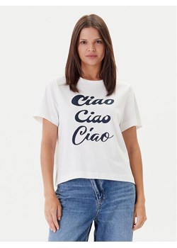 Vero Moda T-Shirt Sonna 10327143 Biały Regular Fit ze sklepu MODIVO w kategorii Bluzki damskie - zdjęcie 183726326