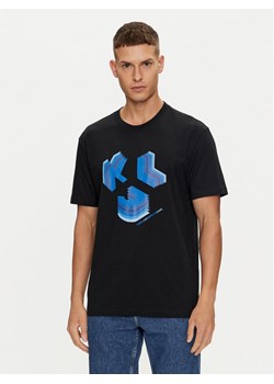 Karl Lagerfeld Jeans T-Shirt 241D1708 Biały Regular Fit ze sklepu MODIVO w kategorii T-shirty męskie - zdjęcie 183737206
