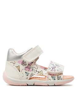 Geox Sandały B Sandal Tapuz Girl B450YA 000BC C0653 Biały ze sklepu MODIVO w kategorii Sandały dziecięce - zdjęcie 183737207