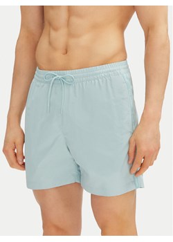 Calvin Klein Swimwear Szorty kąpielowe KM0KM01109 Niebieski Regular Fit ze sklepu MODIVO w kategorii Kąpielówki - zdjęcie 183737249