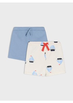 Sinsay - Szorty 2 pack - kremowy ze sklepu Sinsay w kategorii Spodenki dziewczęce - zdjęcie 183738815