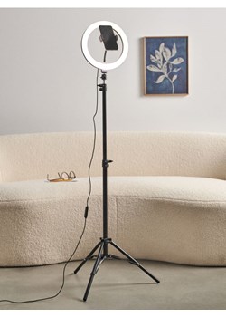 Sinsay - Lampa pierścieniowa - czarny ze sklepu Sinsay w kategorii Kolczyki - zdjęcie 183738876