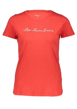 Pepe Jeans Koszulka w kolorze czerwonym ze sklepu Limango Polska w kategorii Bluzki damskie - zdjęcie 183739478