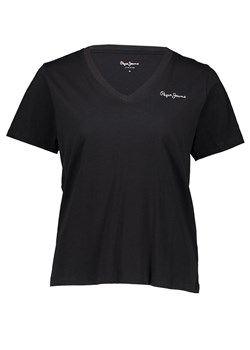 Pepe Jeans Koszulka w kolorze czarnym ze sklepu Limango Polska w kategorii Bluzki damskie - zdjęcie 183739508