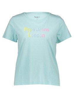 Pepe Jeans Koszulka w kolorze błękitnym ze sklepu Limango Polska w kategorii Bluzki damskie - zdjęcie 183739528