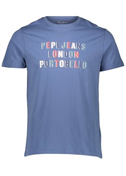 Pepe Jeans Koszulka w kolorze niebieskim ze sklepu Limango Polska w kategorii T-shirty męskie - zdjęcie 183739646