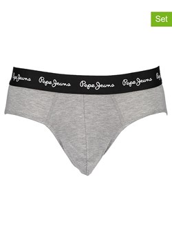 Pepe Jeans Slipy (3 pary) w kolorze czarnym, białym i szarym ze sklepu Limango Polska w kategorii Majtki męskie - zdjęcie 183739677