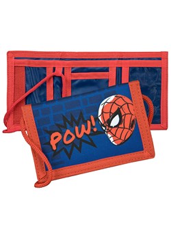 Spiderman Portfel &quot;Spider-Man&quot; w kolorze czerwono-granatowym - 9,5 x 13,5 x 12,5 cm ze sklepu Limango Polska w kategorii Akcesoria dziecięce - zdjęcie 183739818