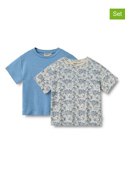 Wheat Koszulki (2 szt.) w kolorze błękitno-białym ze sklepu Limango Polska w kategorii T-shirty chłopięce - zdjęcie 183740185