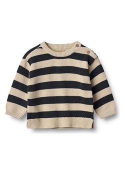 Wheat Sweter &quot;Morgan&quot; w kolorze beżowo-czarnym ze sklepu Limango Polska w kategorii Odzież dla niemowląt - zdjęcie 183740419
