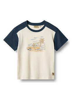 Wheat Koszulka &quot;Vincent&quot; w kolorze granatowo-kremowym ze sklepu Limango Polska w kategorii T-shirty chłopięce - zdjęcie 183740497