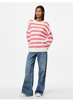 Pieces Sweter w kolorze biało-jasnoróżowym ze sklepu Limango Polska w kategorii Swetry damskie - zdjęcie 183740735
