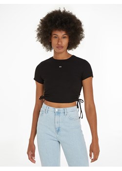 TOMMY JEANS Koszulka w kolorze czarnym ze sklepu Limango Polska w kategorii Bluzki damskie - zdjęcie 183741197