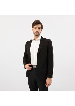Wojas Czarny Skórzany Pasek Męski Z Elegancką Pełną Klamrą ze sklepu Wojas w kategorii Paski męskie - zdjęcie 183741699