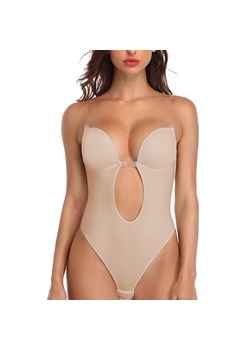 Body wyszczuplające push up - BEŻOWY / S ze sklepu Valetta.pl w kategorii Body damskie - zdjęcie 183743108