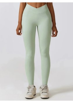 Legginsy sportowe - Zielony / S ze sklepu Valetta.pl w kategorii Spodnie damskie - zdjęcie 183745068
