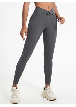 Legginsy sportowe - Szary / S - id: 10197766078810 - marki Valetta.pl - 183746069 Legginsy sportowe - Szary / S ze sklepu Valetta.pl w kategorii Spodnie damskie - zdjęcie 183746069