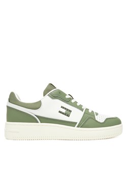 Sneakersy Tommy Jeans Tjm Retro Basket EM0EM01610 Biały ze sklepu eobuwie.pl w kategorii Buty sportowe męskie - zdjęcie 183747445