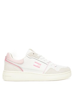 Sneakersy Tommy Jeans Tjw Retro Basket Sneaker EN0EN02818 Écru ze sklepu eobuwie.pl w kategorii Buty sportowe damskie - zdjęcie 183747519