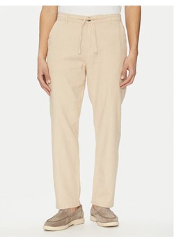 Selected Homme Chinosy 16096687 Beżowy Straight Fit ze sklepu MODIVO w kategorii Spodnie męskie - zdjęcie 183749146