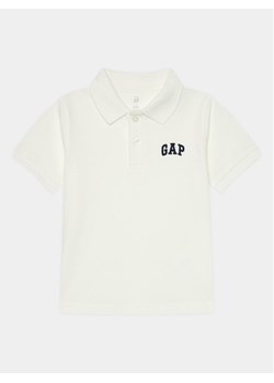 Gap Polo 857486-00 Biały Regular Fit ze sklepu MODIVO w kategorii T-shirty chłopięce - zdjęcie 183749159
