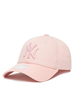 Czapka z daszkiem New Era New York Yankees MLB League Essential 9FORTY 60675519 Różowy ze sklepu eobuwie.pl w kategorii Czapki z daszkiem damskie - zdjęcie 183750658