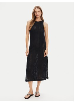 Roxy Sukienka plażowa ERJX603455 Czarny Regular Fit ze sklepu MODIVO w kategorii Odzież plażowa - zdjęcie 183751409