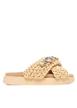 Inuikii Klapki Woven Stones 70104-106 Beżowy ze sklepu MODIVO w kategorii Klapki damskie - zdjęcie 183751466