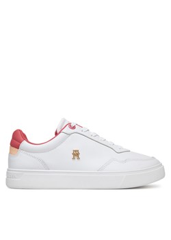 Tommy Hilfiger Sneakersy Essential Elevated Court Sneaker FW0FW08680 Biały ze sklepu MODIVO w kategorii Buty sportowe damskie - zdjęcie 183751546